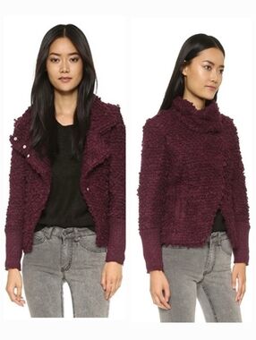 IRO Caty Loop Knit Cardigan Size 34/XS